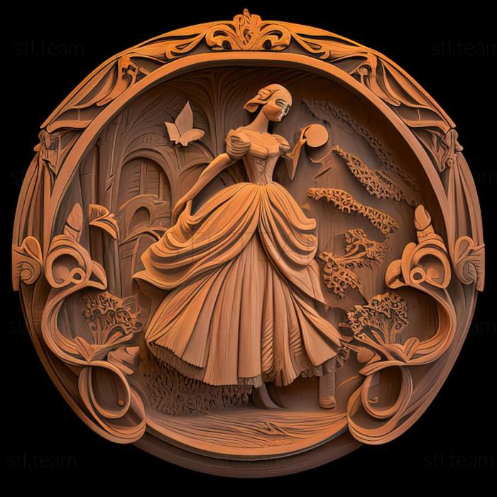 3D model Cinderella author and time unknown (STL)